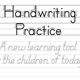 Handwriting Practice Booklet