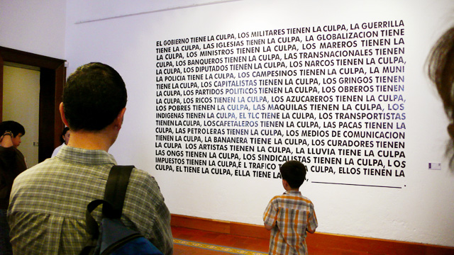 Installation View, Culpa, Roni Mocan 2008